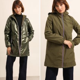 Parka réversible femme